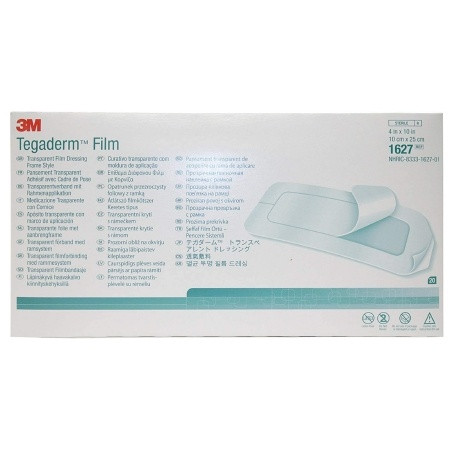 Transparent Film Dressing 3M™ Tegaderm™ 4 X 10 Inch Frame Style Delivery Rectangle Sterile box