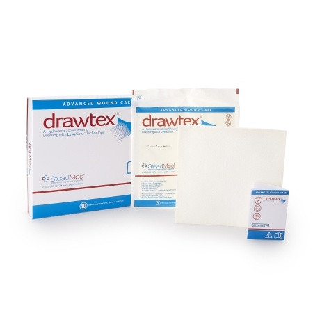 Drawtex® Hydroconductive Wound Dressing 8 X 8 Inch Square