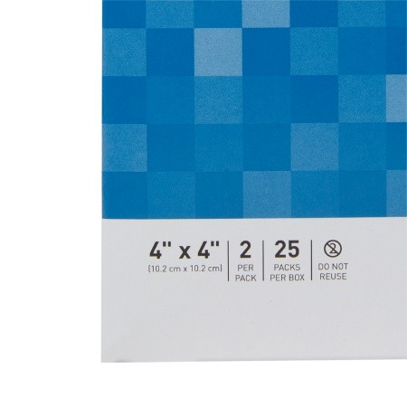 Gauze Sponge McKesson 4 X 4 Inch Sterile 12-Ply Square box information