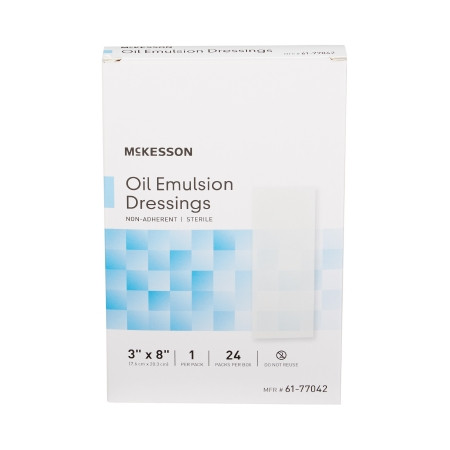 McKesson Oil Emulsion Impregnated Dressing 3 X 8 Inch box