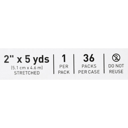 McKesson Cohesive Bandage 2 Inch X 5 Yard, Tan size information