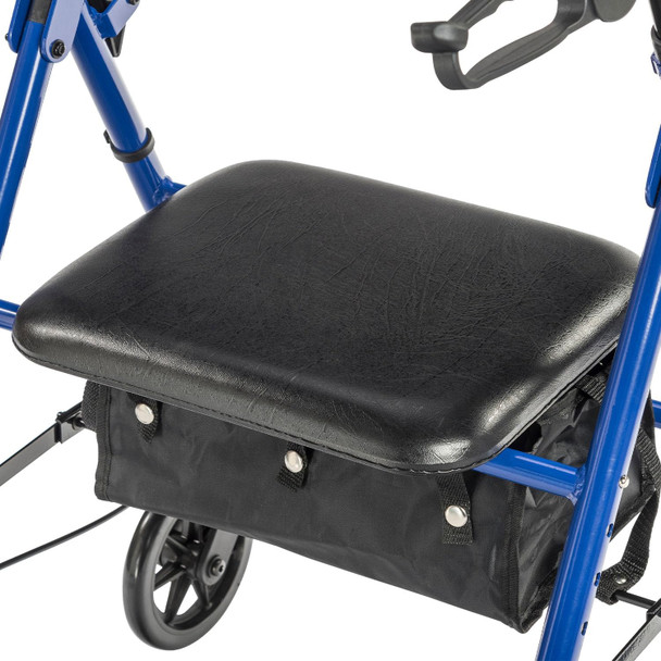 Drive 4 Wheel Rollator, Blue seat