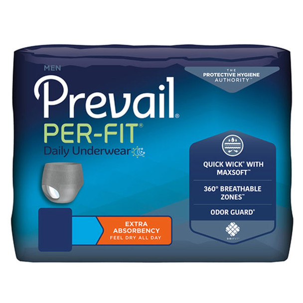 Prevail Per-Fit Protective Underwear for Men package