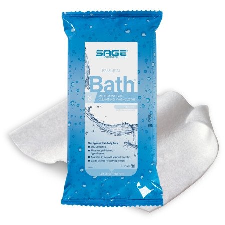 Sage Essential Bath - Rinse-Free Bath Wipe