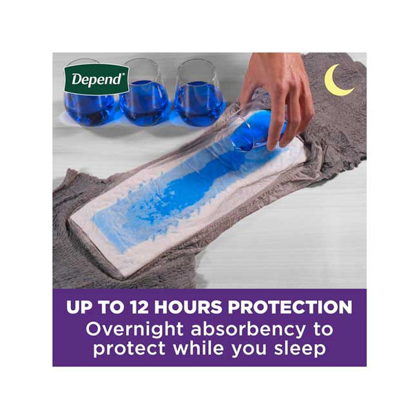 Depend Night Defense Adult Pull Ups for Men - overnight protection