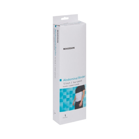 McKesson 12 Inch Abdominal Binder, Medium / Large packaging