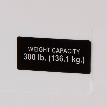 Carex Economy 5-1/2 Inch Raised Toilet Seat weight capacity