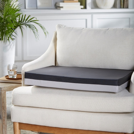 McKesson Bariatric Gel/Foam Seat Cushion, 24 x 18 x 3 in use