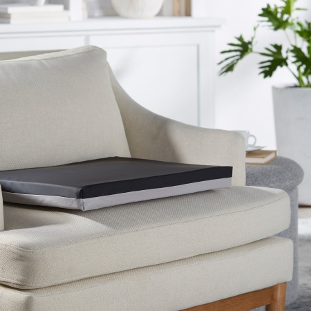 McKesson Gel Seat Cushion with Molded Foam, 18 x 16 x 2 in chair