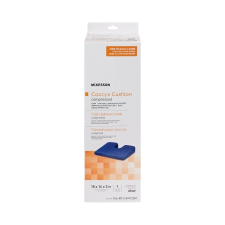 McKesson Coccyx Support Seat Cushion, 18 x 14 x 3 box