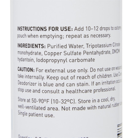 McKesson Ostomy Appliance Deodorant, Unscented ingredients