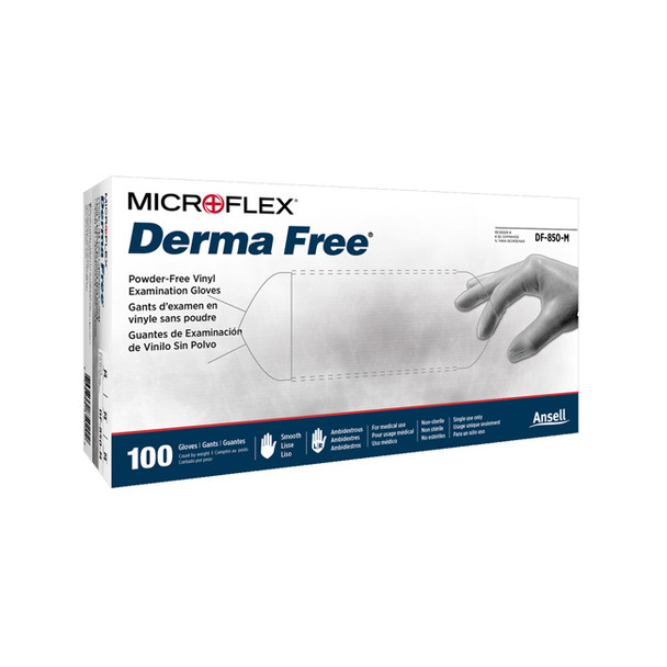 Derma Free Vinyl Exam Gloves