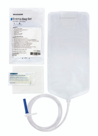 McKesson Enema Bag Set, 1500 mL contents