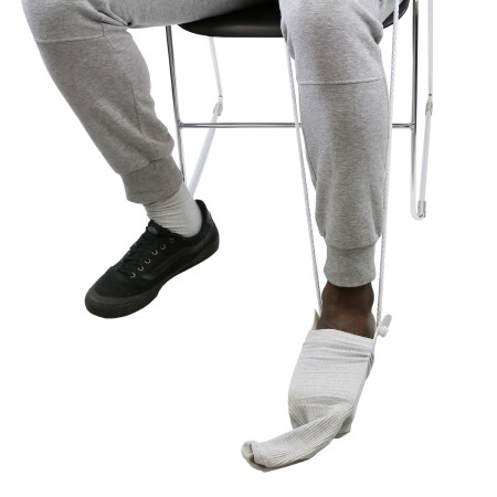 FabLife Standard 4 Piece ADL Hip Knee Equipment Kit with 32 Inch - Sock aid demonstartion