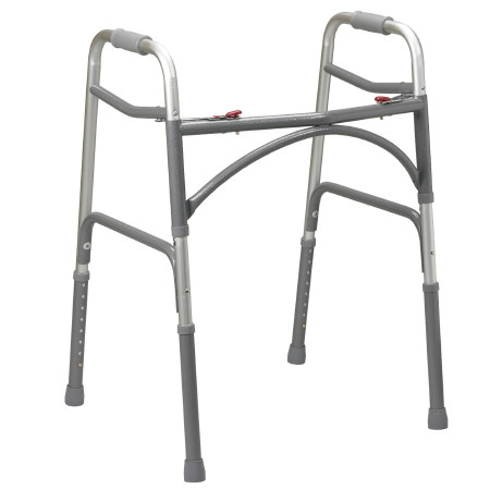 Bariatric Folding Walker, Steel Frame with 600 lb Weight Capacity