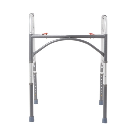 McKesson - Bariatric Folding Walker with Steel Frame, 500lb capacity - front view