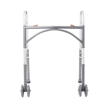 McKesson Bariatric Walker with Wheels, 500 lb Capacity - front view