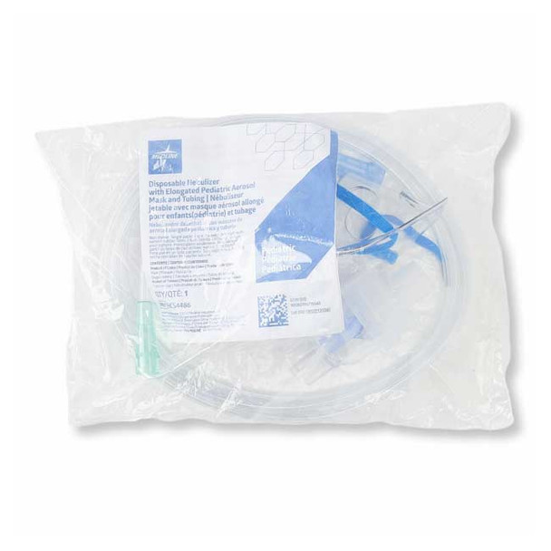 Medline - Disposable Handheld Nebulizer Kit with Pediatric Mask packaging