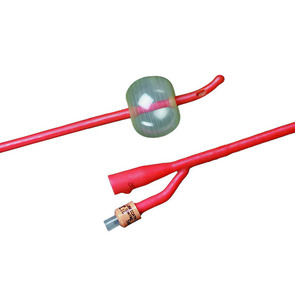 Bardex Lubricath Foley Catheter, Coude-Tip, 30 cc Balloon