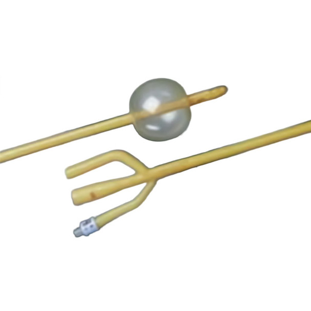 Bardex Lubricath Foley Catheter, 3-Way, 30cc Balloon