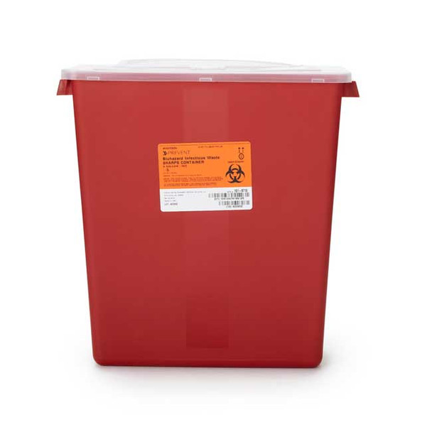 McKesson Prevent Red Sharps Container, 3 gallon