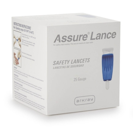 Assure Lance Safety Lancet, 25 Gauge box