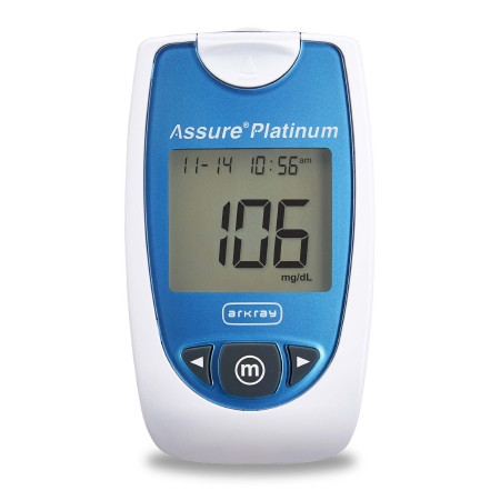 Assure Platinum Blood Glucose Meter - meter view