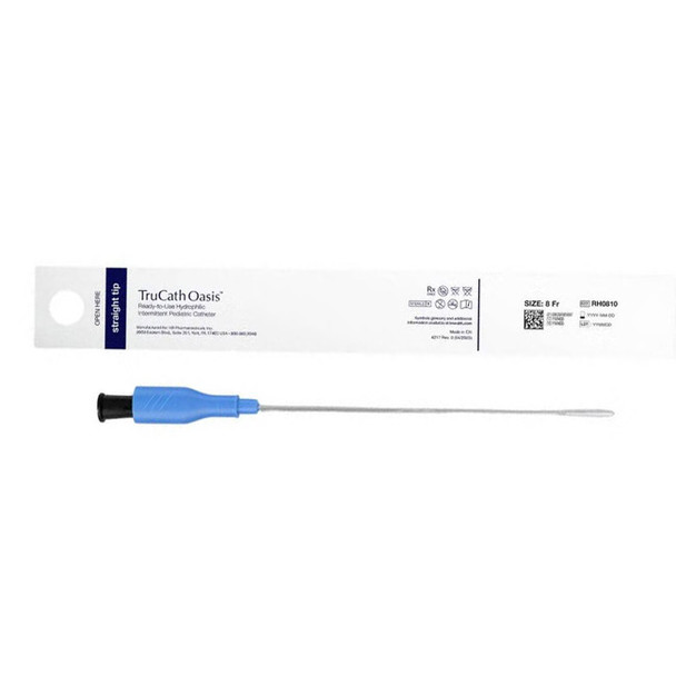 TruCath Oasis Pediatric Hydrophilic Straight Catheter | 10 Inch