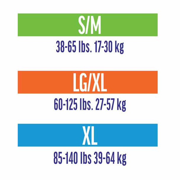 SleepOvers Youth Pull Ups | Heavy Absorbency - sizing chart