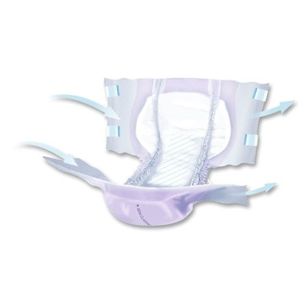 Seni Classic Plus Briefs with Tabs, Moderate Absorbency - brief view