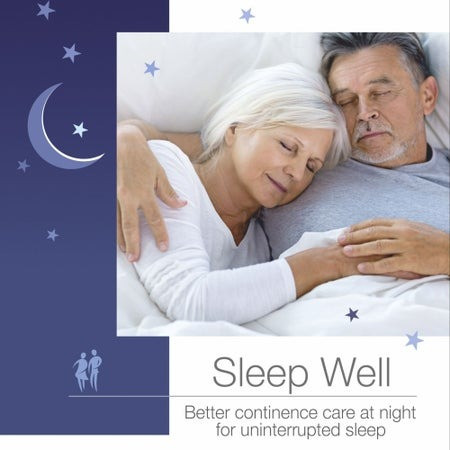 Seni Super Quatro Overnight Briefs with Tabs, Heavy Absorbency - sleep well