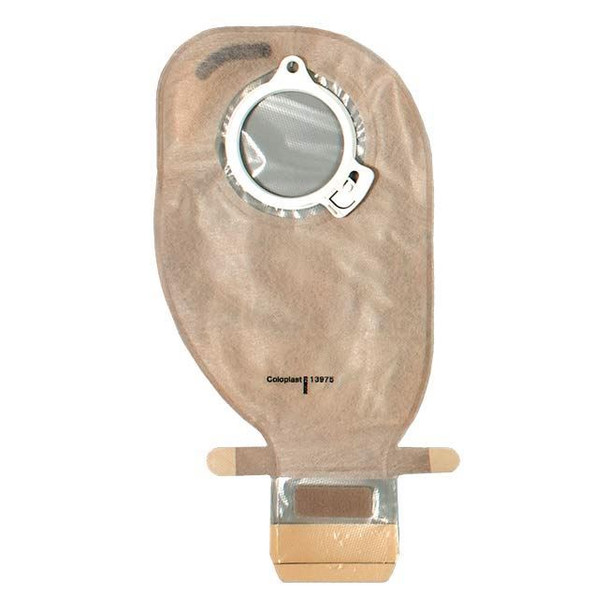 Coloplast Assura EasiClose - 11 1/2" Drainable 2-Piece Ostomy Bag with EasiClose Outlet (Maxi) Full Length Pouch View