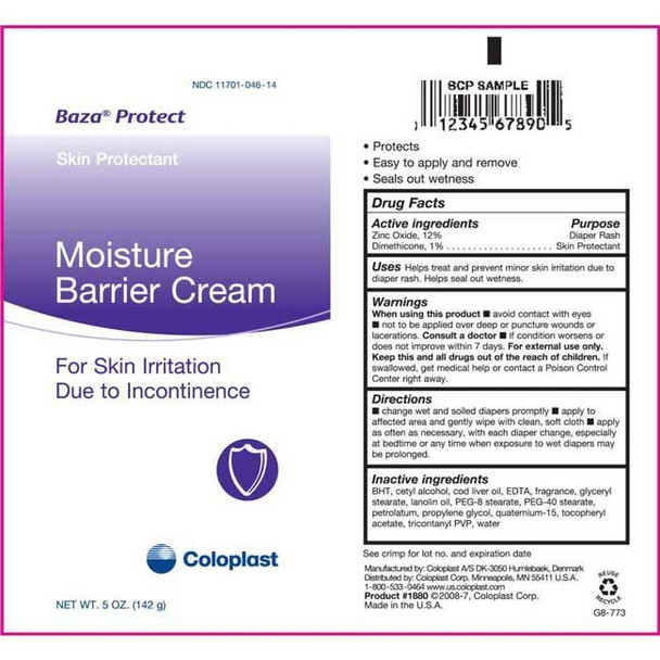 Coloplast Baza Protect - Moisture Barrier Cream back view
