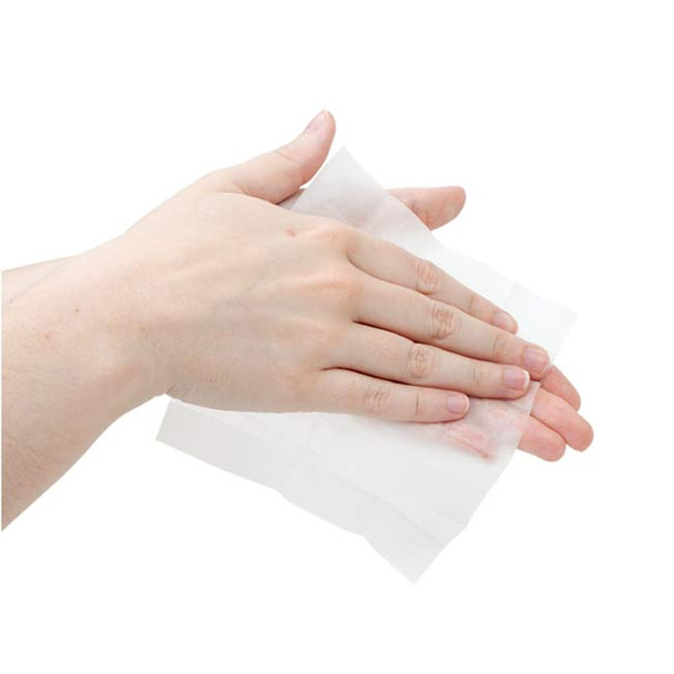 Dynarex - BZK Antiseptic Towelettes in use