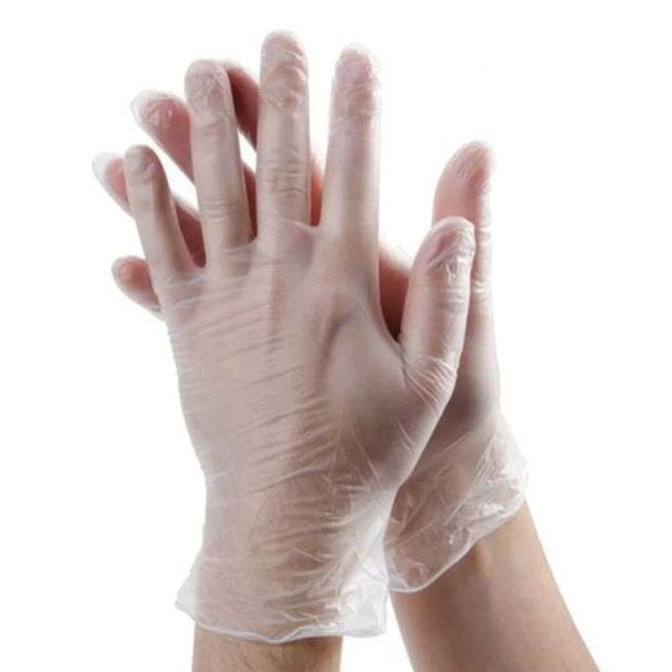 Medline Accutouch Synthetic Vinyl Exam Gloves In Use View