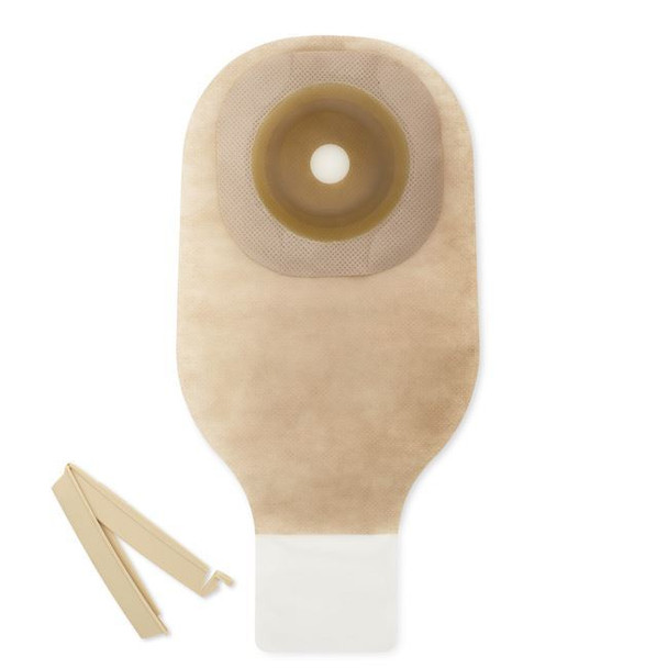 Hollister Premier - 12" 1-Piece Drainable Ostomy Bag (Flextend - Transparent) Full Length View