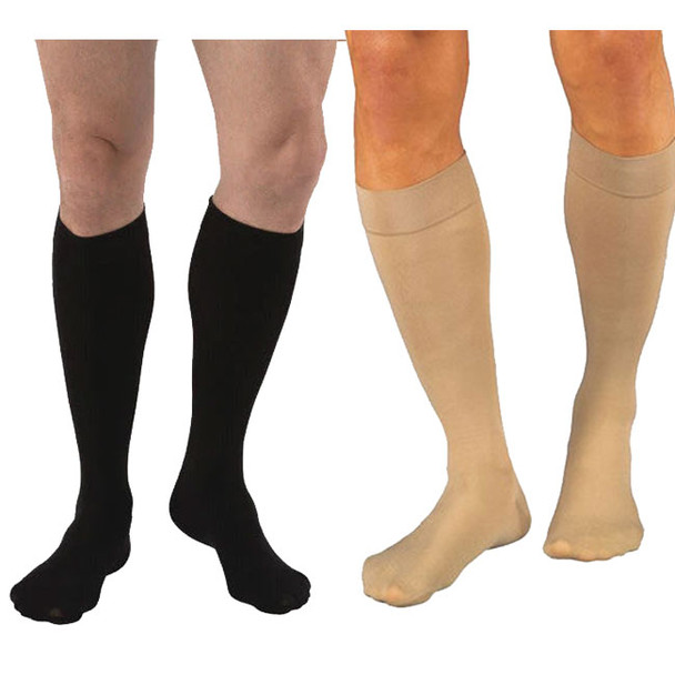 Jobst Relief - Knee High 30-40mmHg Compression Support Stockings full length view Jobst Relief - Knee High 30-40mmHg Compression Support Stockings full length view