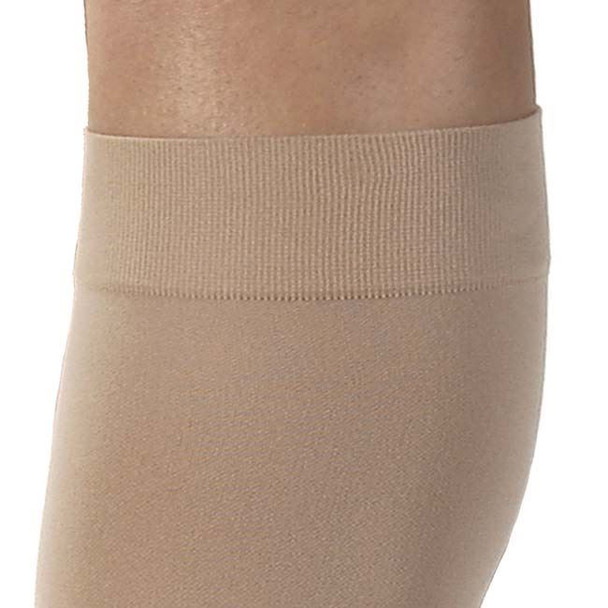 Jobst Opaque - Women's Knee High 30-40mmHg Compression Support Stockings (Open Toe) top band view