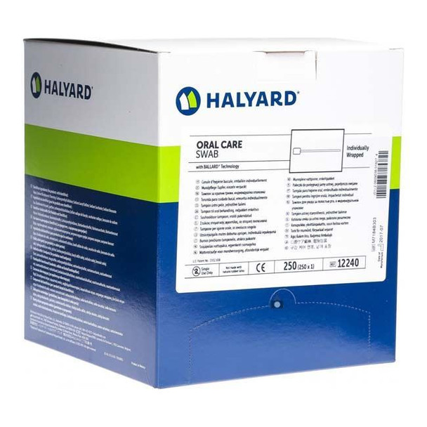 Avanos* Ballard Oral Care Swabs box view Avanos* Ballard Oral Care Swabs box view