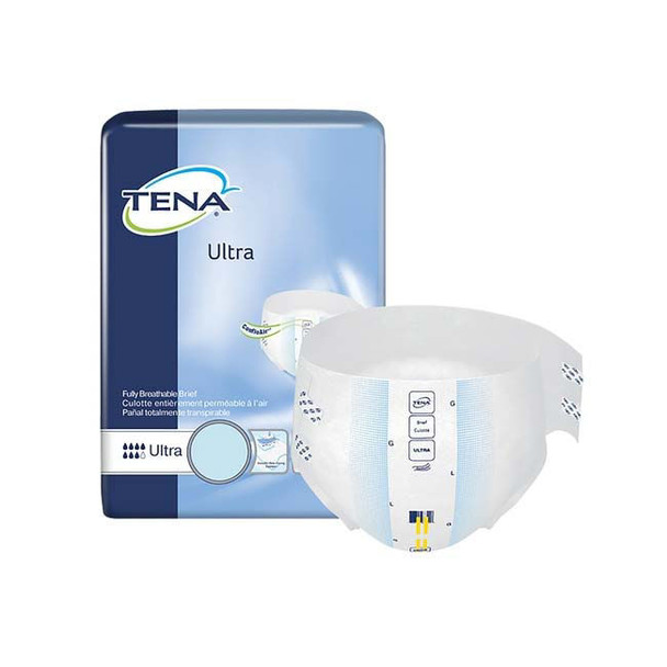 SCA TENA Ultra Brief - Adult Diapers with Tabs Package View