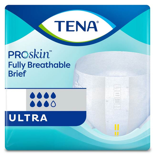 SCA TENA Ultra Brief - Adult Diapers with Tabs package