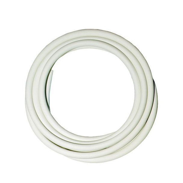 Urocare - White Rubber/Silicone Tubing Top View
