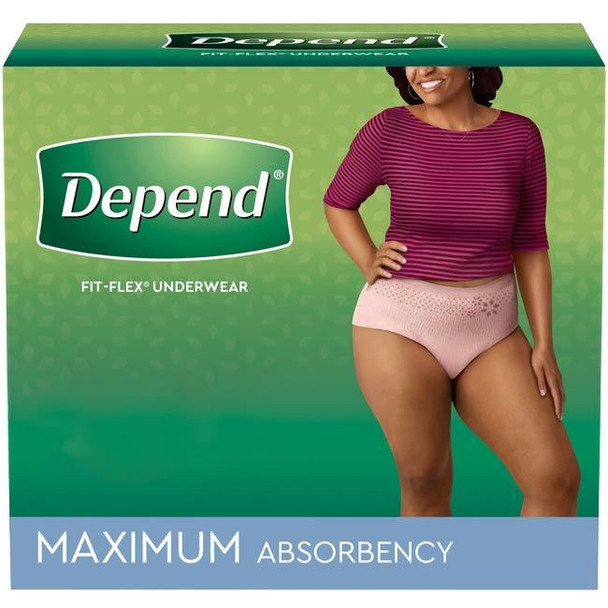 Depend Fit Flex Women's Adult Pull Ups Package Front View