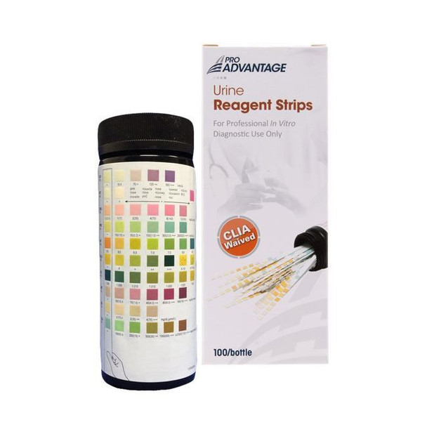 ProAdvantage - Urinalysis Reagent Test Strips Front View