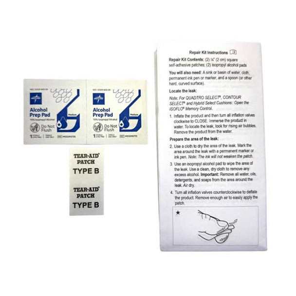 ROHO - TEAR-AID Rubber Patch Repair Kit contents