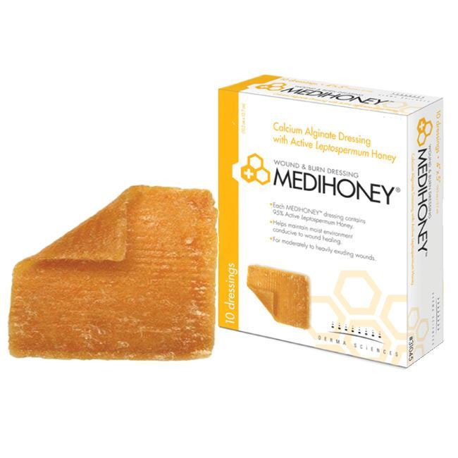 dressing a wound with honey Honey Gauze Dressing for Second-Degree Burns
