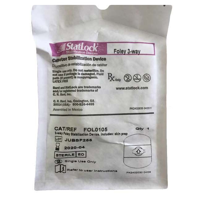 Bard Statlock - 3-Way Foley Stabilization Device