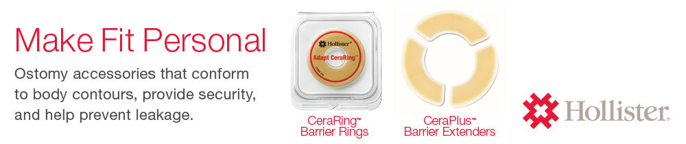 Make Fit Personal with ostomy accessories that conform to body contours, provide security, and help prevent leakage.