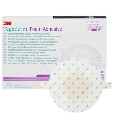 Tegaderm Foam Dressing 3" x 3" Heel