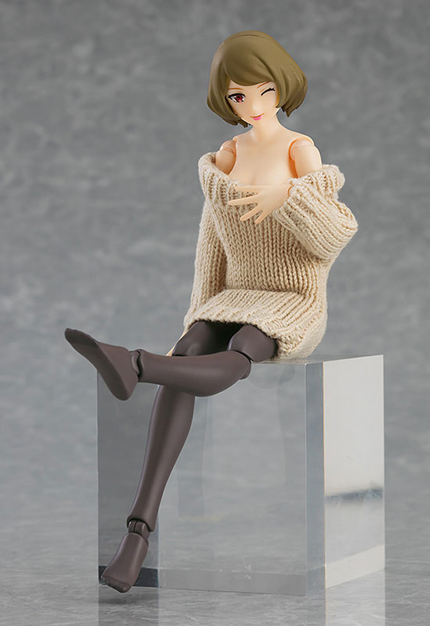 figma Female Body (Chiaki) with Off-the-Shoulder Sweater